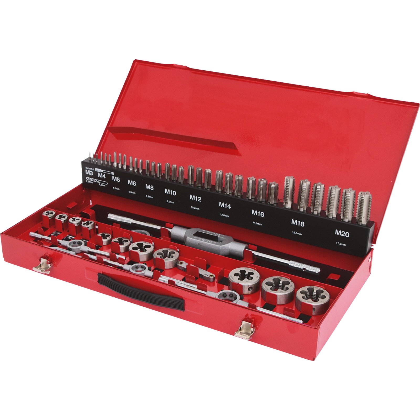 KS TOOLS HSS Co Gewindeschneidwerkzeug-Satz 54tlg. - 331.0754