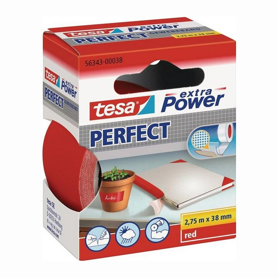 Tesa 6x Gewebeband extra Power 56343