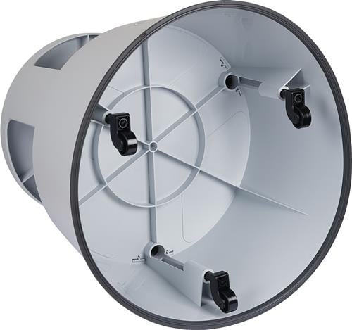 Rollhocker PP & TPE lichtgrau H.mit/ohne Belastung 420/428mm
