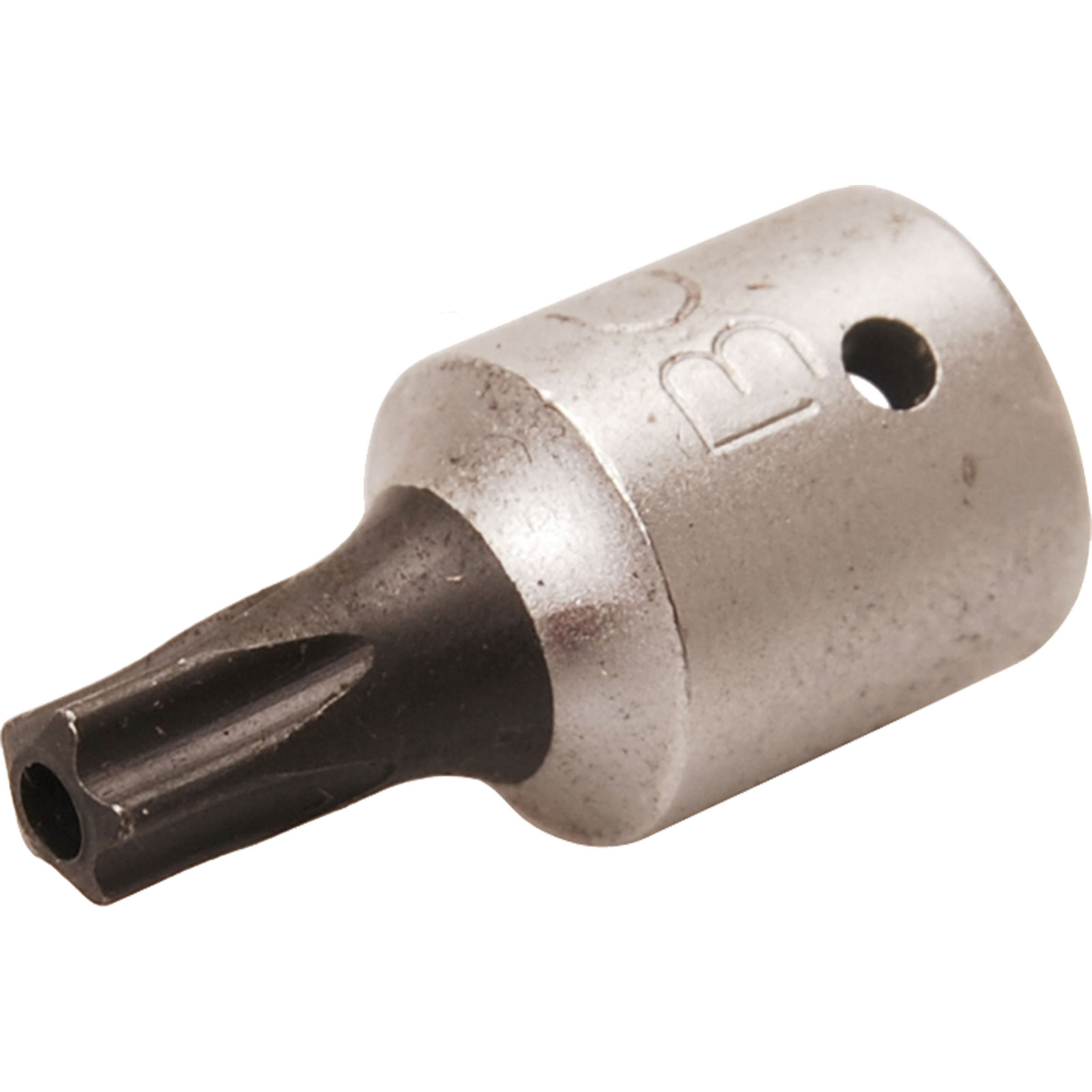 BGS Bit-Einsatz Antrieb Innenvierkant 6,3 mm (1/4") TS-Profil (für Torx Plus) mit Bohrung TS27 - 2355-TS27