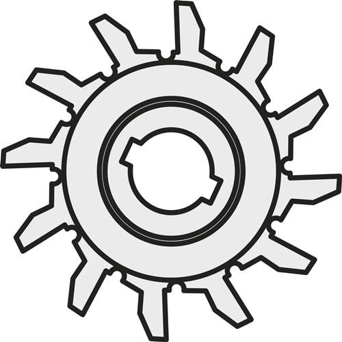 Klemme ISO CD 12 Bruttogewicht 7,8g PRAMET