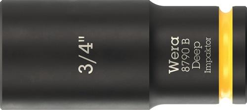 Steckschlüsseleinsatz 8790 B Impaktor Deep 3/8 Zoll 3/4 Zoll L.63mm WERA