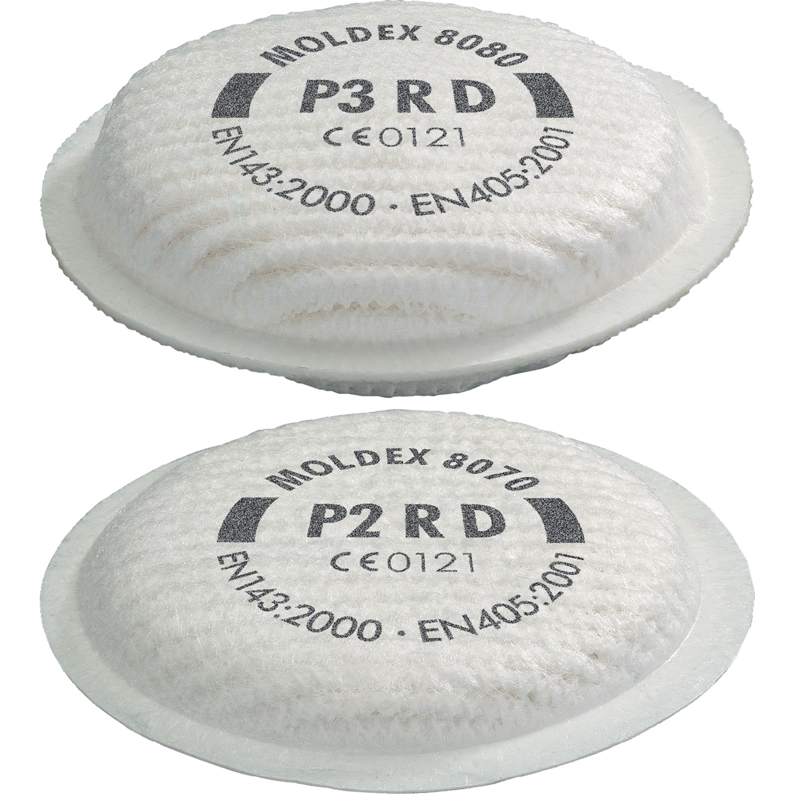 Moldex 8x Partikelfilter EN 143:2000 + A1:2006 für Serie 8000