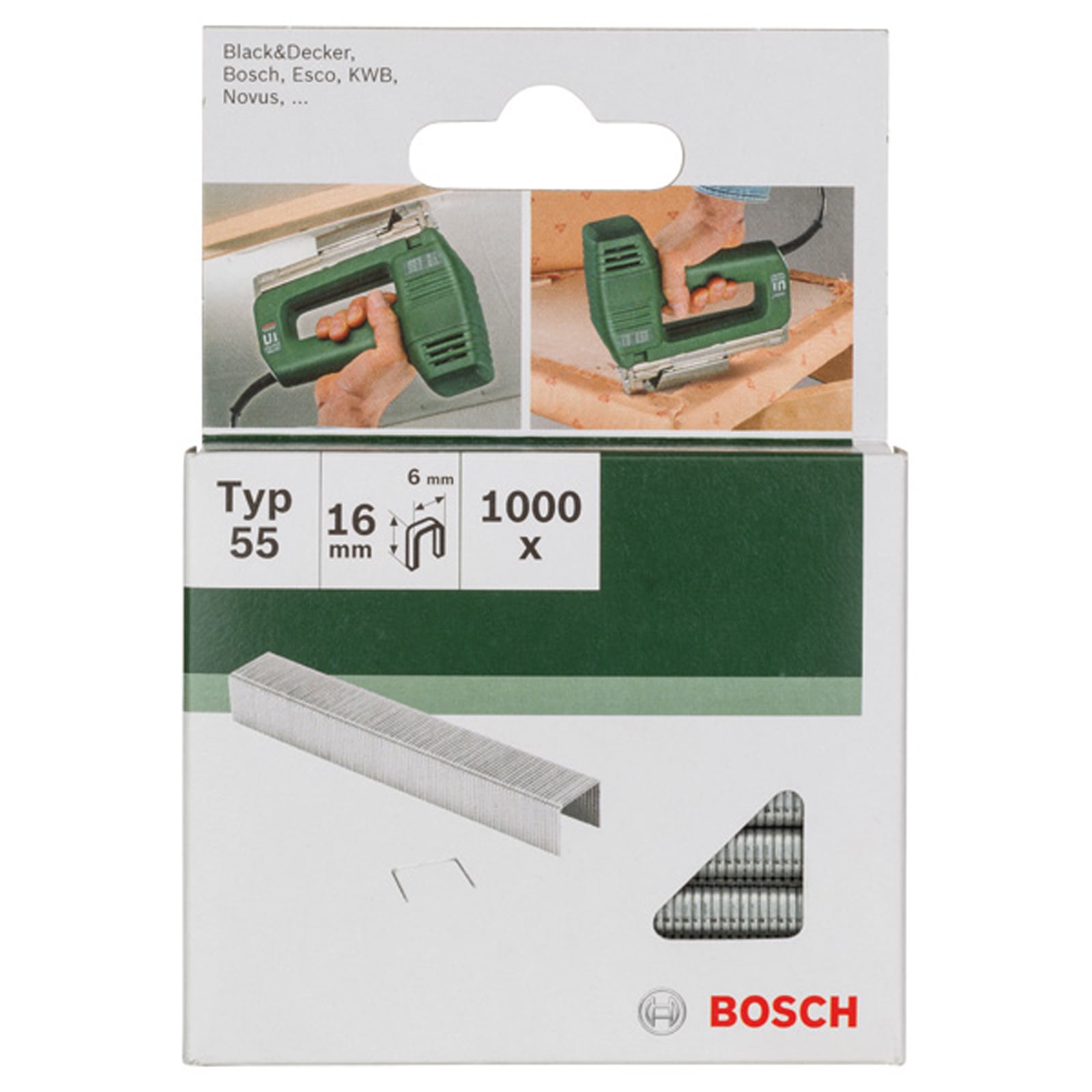 Bosch Klammer Typ 55 L= 16 mm - 2609255827