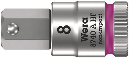 Wera Steckschlüsseleinsatz 8740 A HF 1/4" SW 8 mm Länge 28 mm - 5003339001