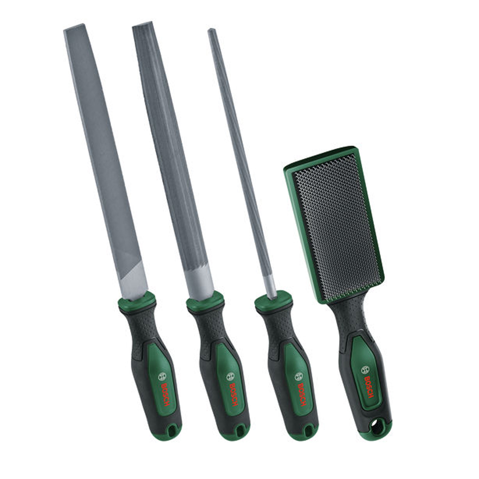 Bosch Handwerkzeuge Feilen-Set 200 mm / 8" mit Bürste, 4-teilig - 1600A034GM