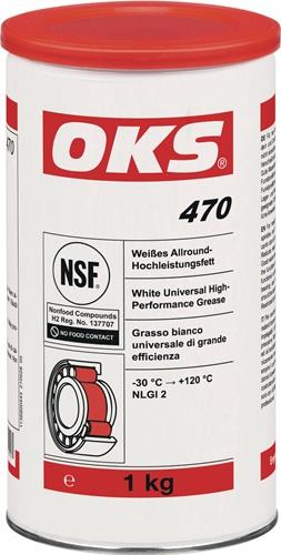 OKS Allroundhochleistungsfett 470 weiß 1 kg Dose - 1136900443