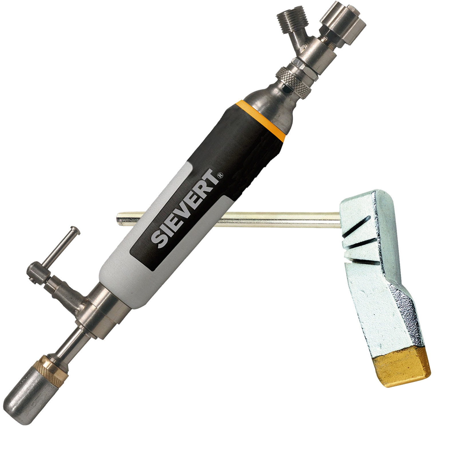 SIEVERT PRO 95 TITANIUM Lötkolben Anschluss 3/8" li + Kupferstück 300 g Long Life - 770360-701633