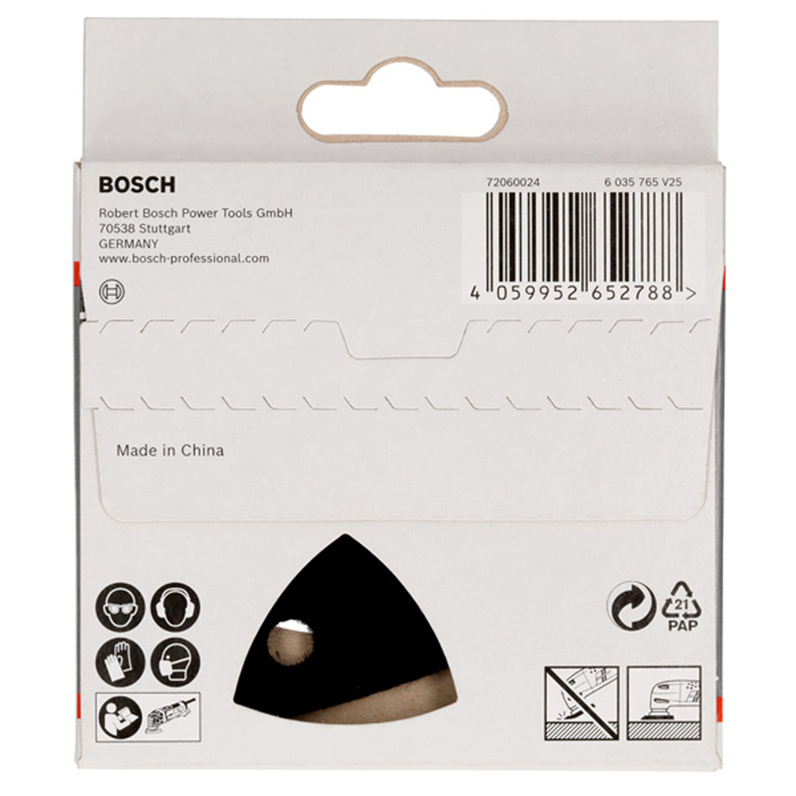 Bosch Schleiftellerschoner, 93 x 93 mm, 2x