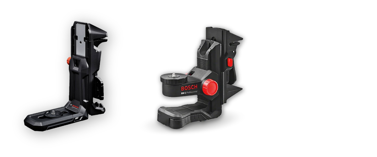 Bosch Deckenklemmen und Wandhalterungen zur sicheren Befestigung von Messgeräten