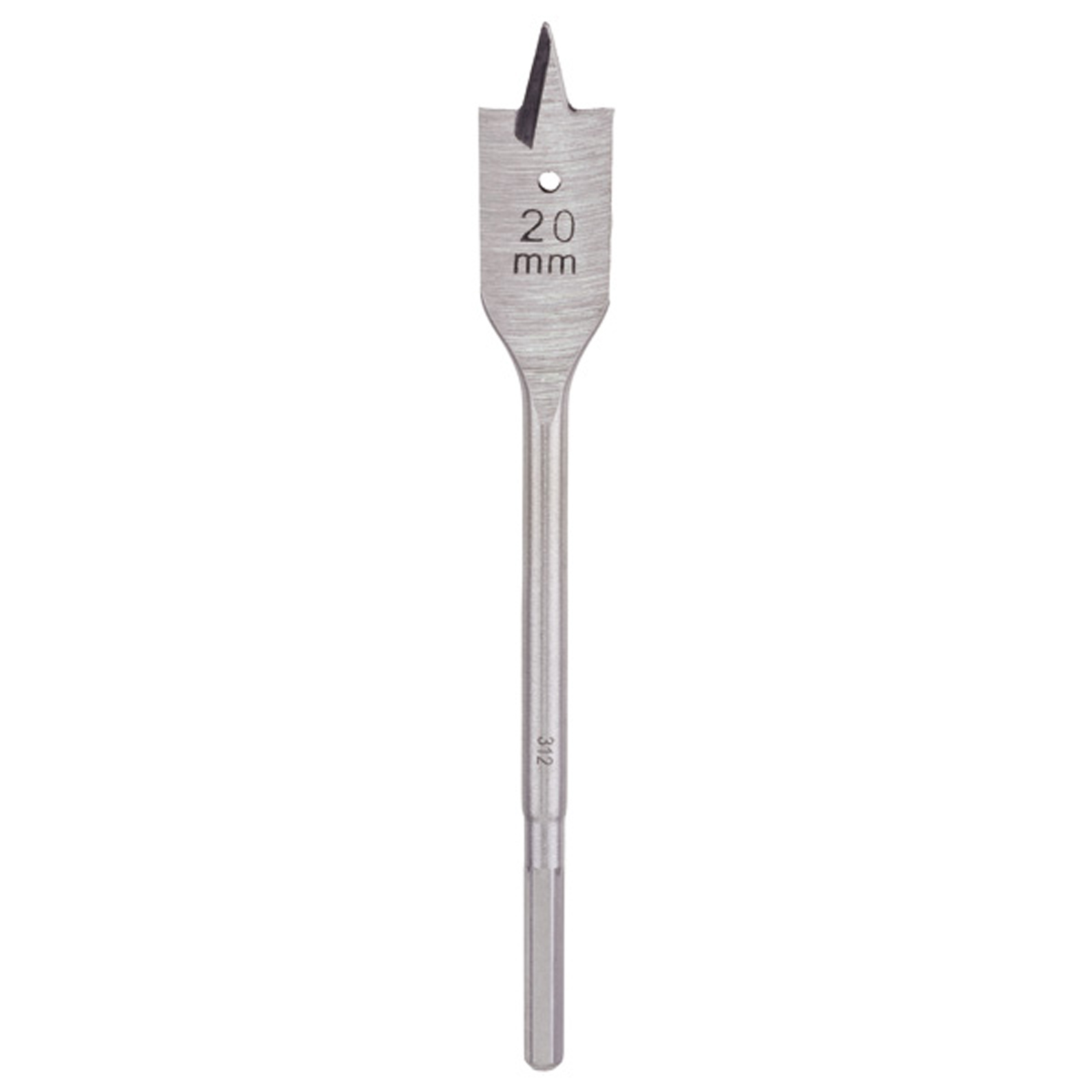 Bosch Flachfräsbohrer Sechskant D= 20,0 mm L= 160 mm - 2609255266