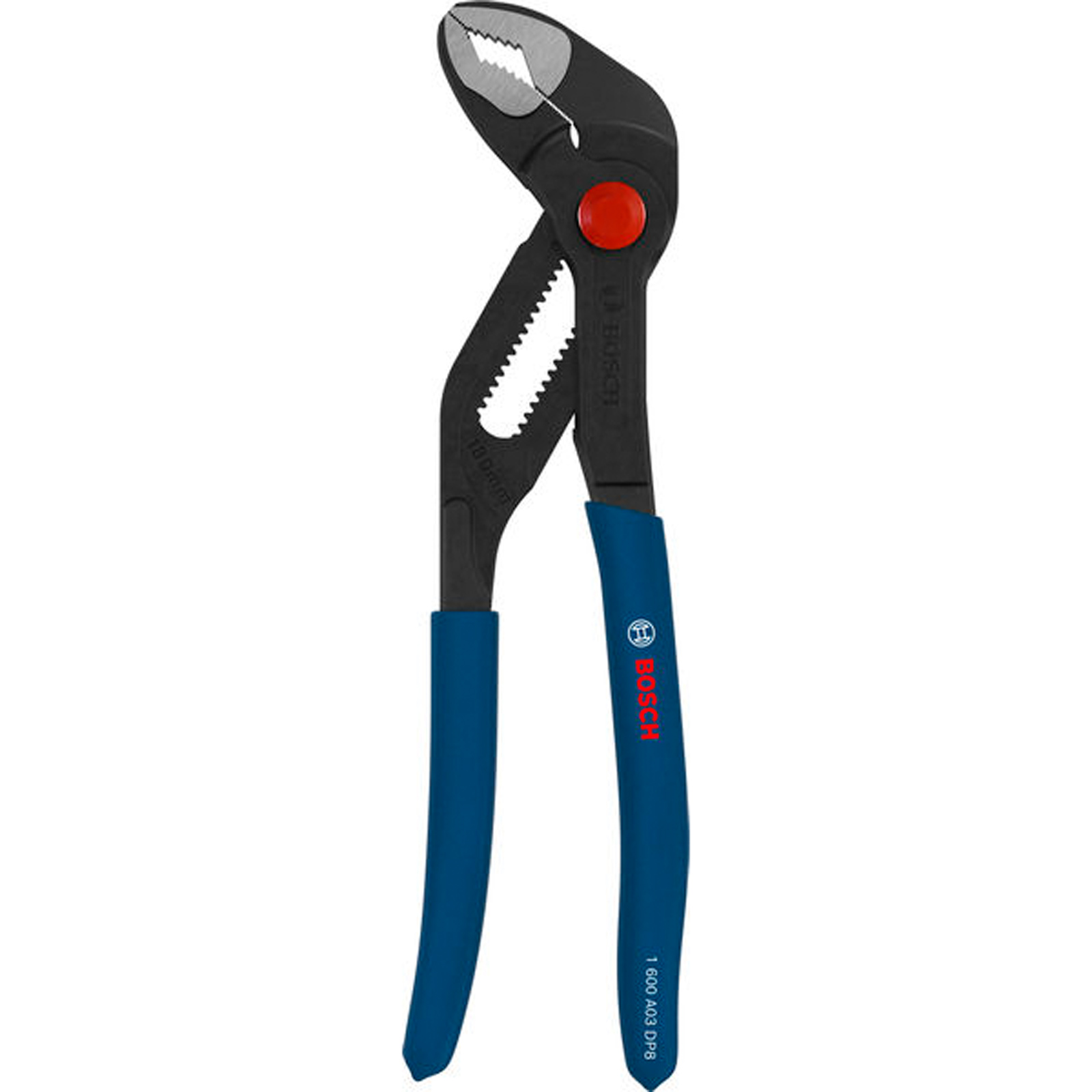 Bosch Wasserpumpenzange 180 mm tauchbeschichtete rutschfeste Griffe - 1600A03DN5