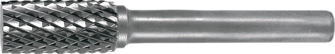 Frässtift ZYA D.12mm Kopf-L.25mm Schaft-D.6mm HM Verz.Kreuz TECWERK