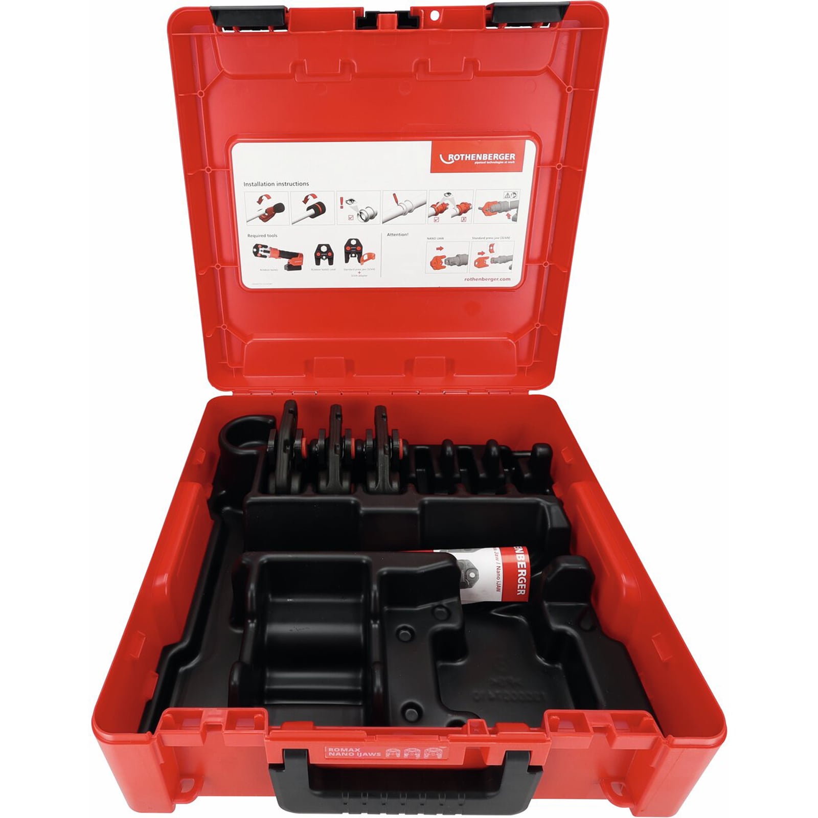 ROTHENBERGER ROMAX NANO iJAWs Set, Pressbacken, SV, 15-22-28mm - 1000004939