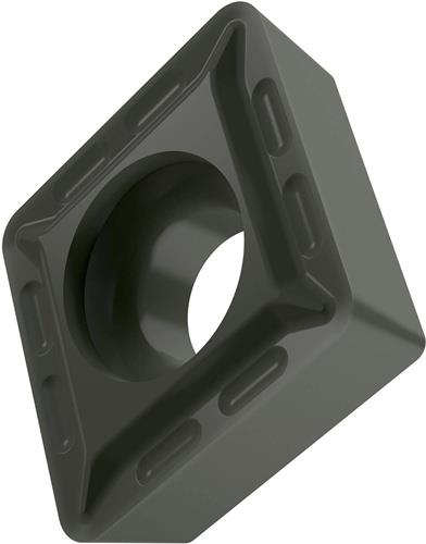 Drehwendeschneidplatte ISO CCMT 060204E-FF2:TT010 Bohrungs-D. 2,8mm Farbe Grau