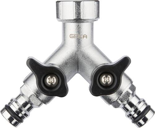 GEKA Zweiwegeventil GEKA plus Messing vernickeltIG 3/4 ″ - 46.0431.8