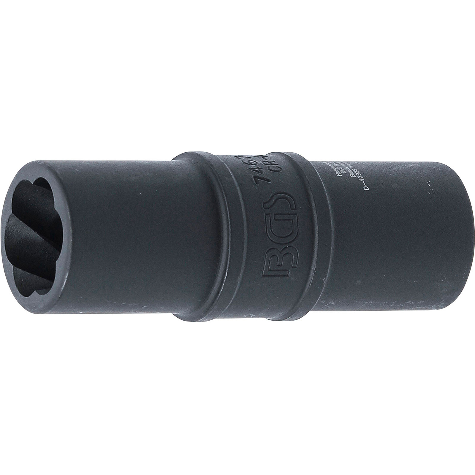 BGS Kraft-Spezial-Schraubenausdreh-Wendeeinsatz 17 mm 12,5 mm (1/2") - 7467-17