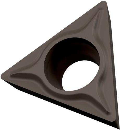 Drehwendeschneidplatte ISO TCGT 090202E-FF2:TT010 Bohrungs-D. 2,5mm Farbe Grau