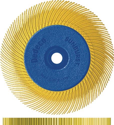 Radialbürste Sunburst Ø152xB12,7x25,4mm 80 Form DISC RA PREMIUM