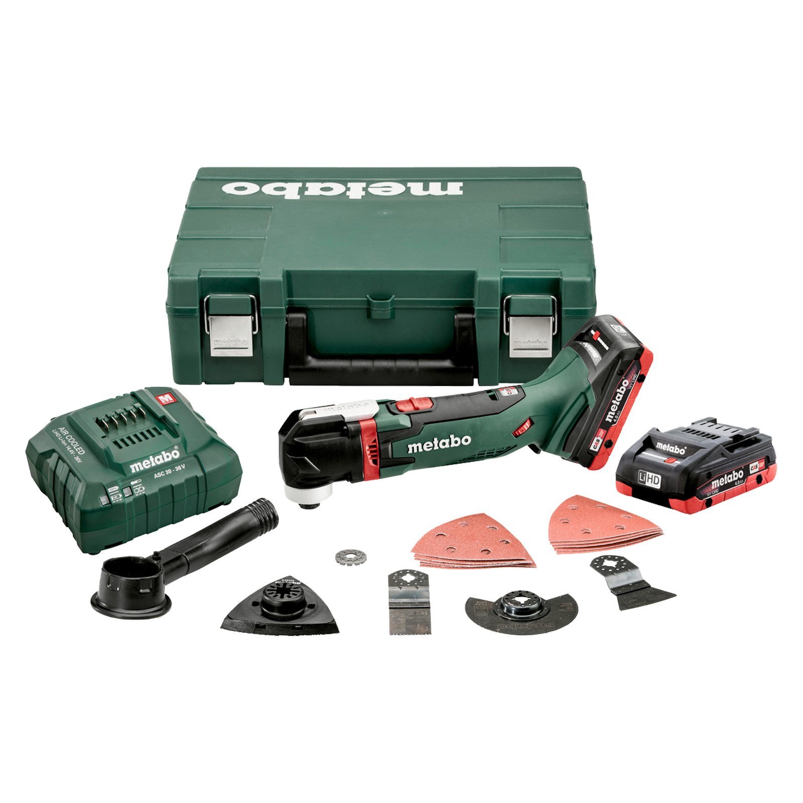 Metabo Akku-Multitool MT 18 LTX / 2x 4,0 Ah Akku + Ladegerät im Metaloc - 613021800 (B-WARE mit optischen Mängeln)