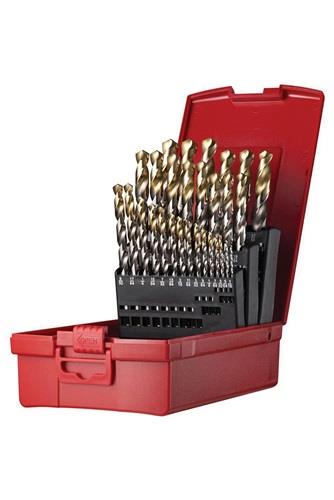 Spiralbohrersatz A095 DIN 338 TypN D.1/16-1/2 "x1/64 " HSS 29tlg.Ku.-Kass.DORMER