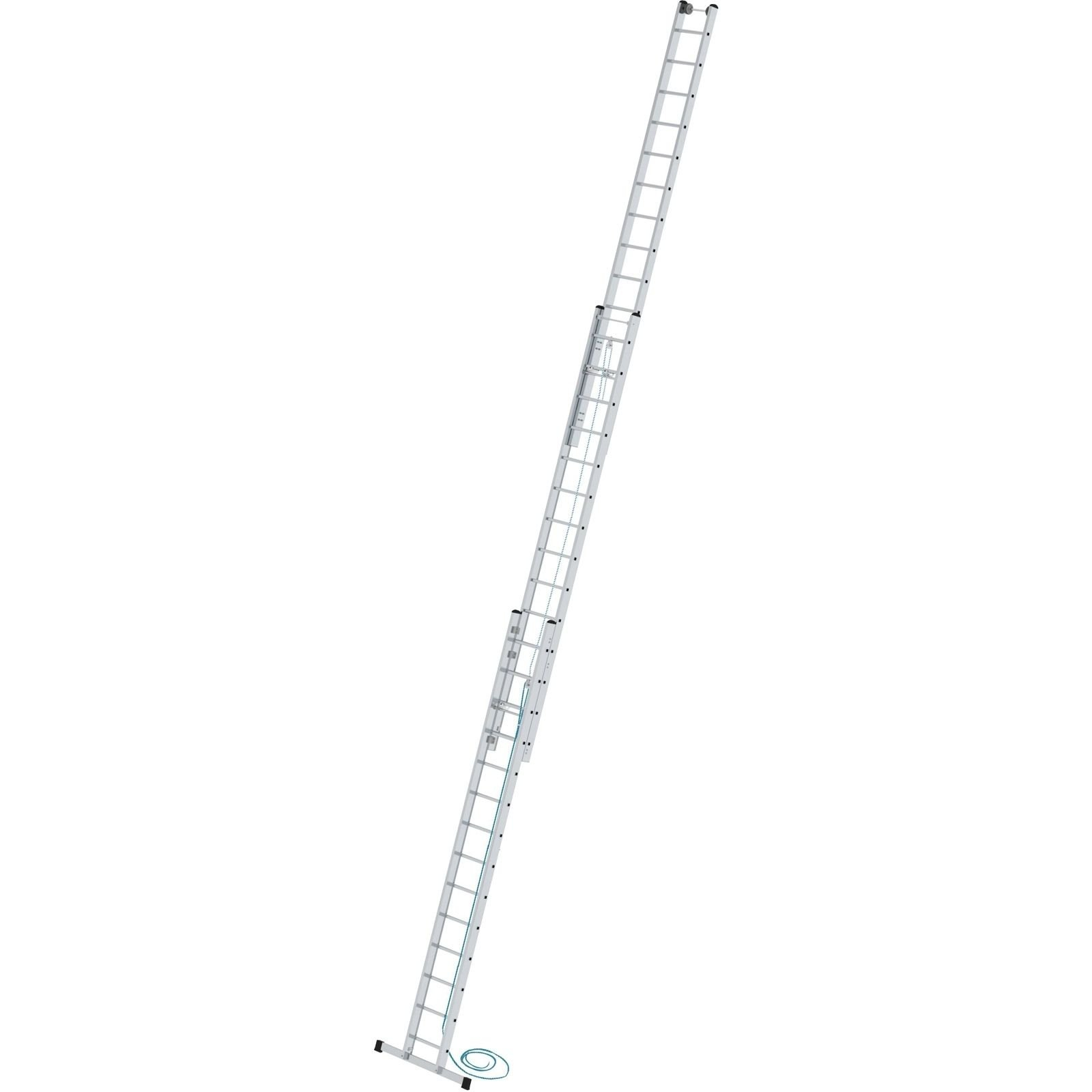 Günzburger Steigtechnik Sprossen-Seilzugleiter 3tlg. mit Standard-Traverse