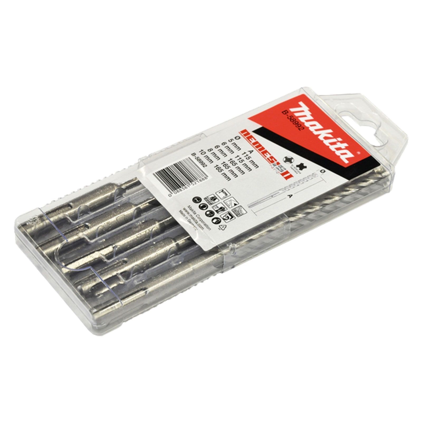 Makita NEMESIS 2 SDS-Plus Bohrerset 5tlg. - B-58992