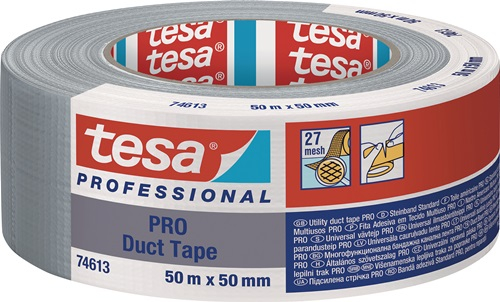 TESA Gewebeband Duct Tape PRO 74613 50 m x 50 mm