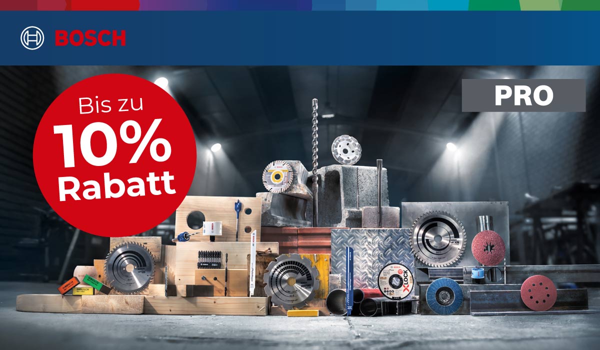 Bosch PRO Rabattaktion