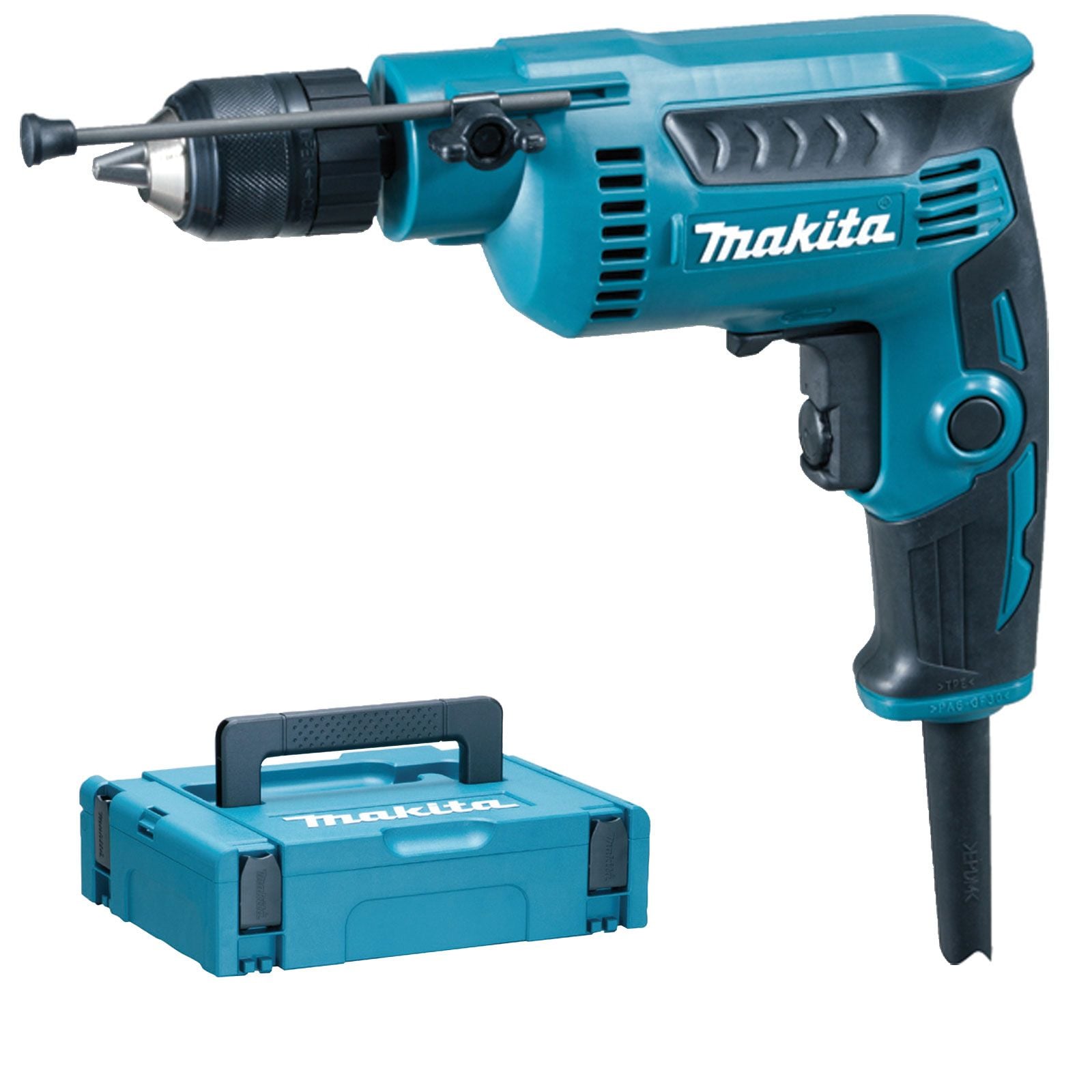 Makita DP2011J Bohrmaschine High Speed SSBF mit Schnellspannbohrfutter 370 W im Makpac
