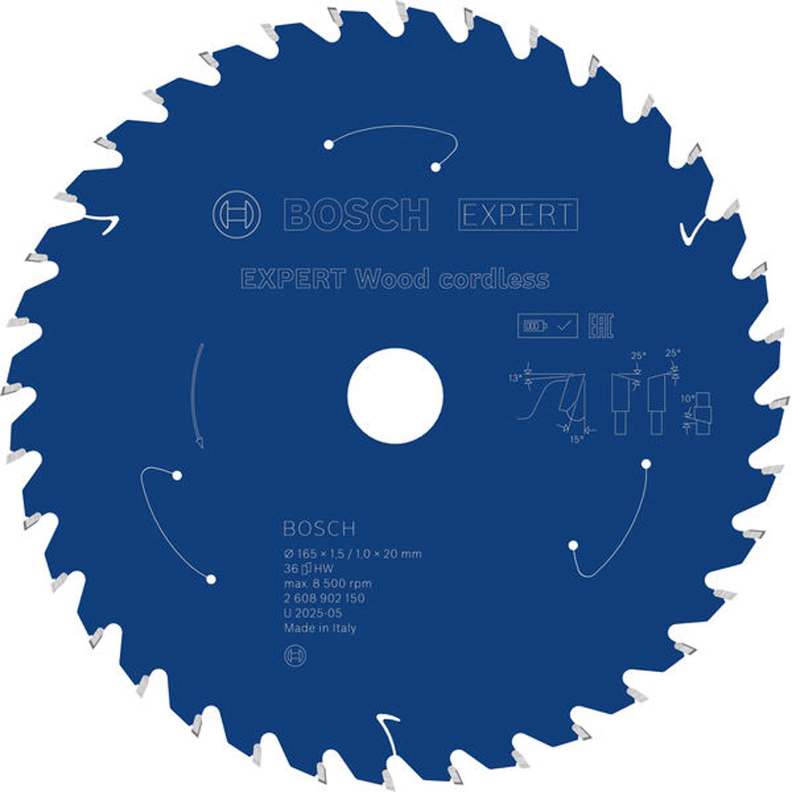 Bosch EXPERT Wood Kreissägeblatt 165x1, 45x20 mm Z36 - 2608902150