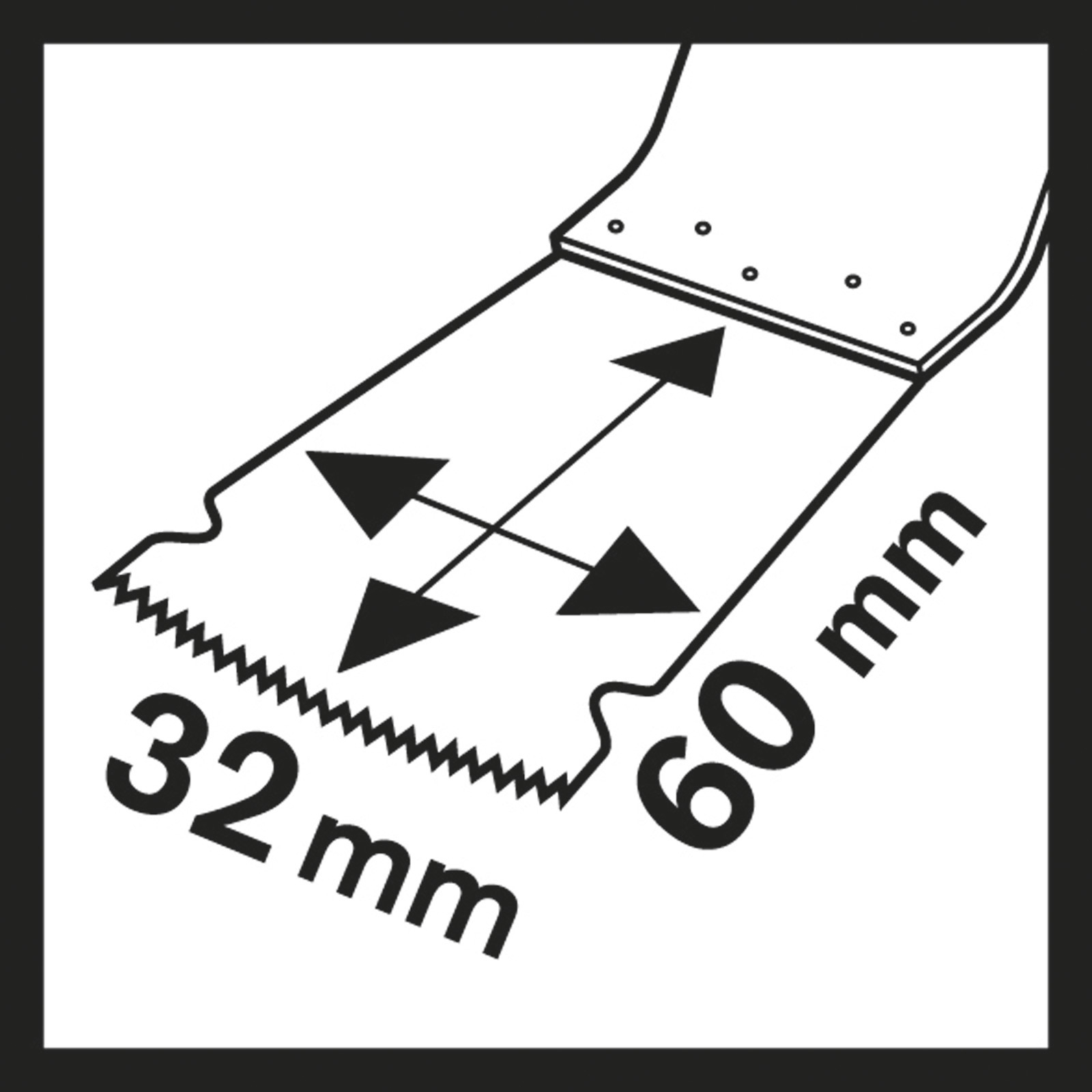 Bosch 10x HCS Tauchsägeblatt Starlock PAIZ 32 EPC Wood 60 x 32 mm - 2608664492