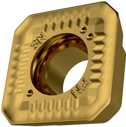 Fräswendeschneidplatte ISO SDKT 1205PDSR-FM:M8330 D.5,5mm PVD beschichtet Gold