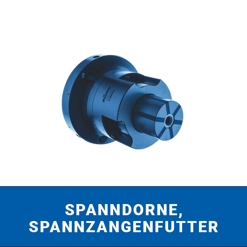 Röhm Spanndorne und Spannzangenfutter für präzises Spannen von Werkstücken