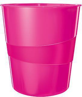 Leitz Papierkorb WOW 52781023 15l PS pink