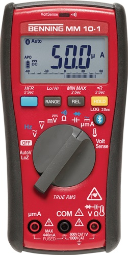 BENNING Digital-Multimeter MM 10-1 0,1 mV-1.000 V True RMS - 44687