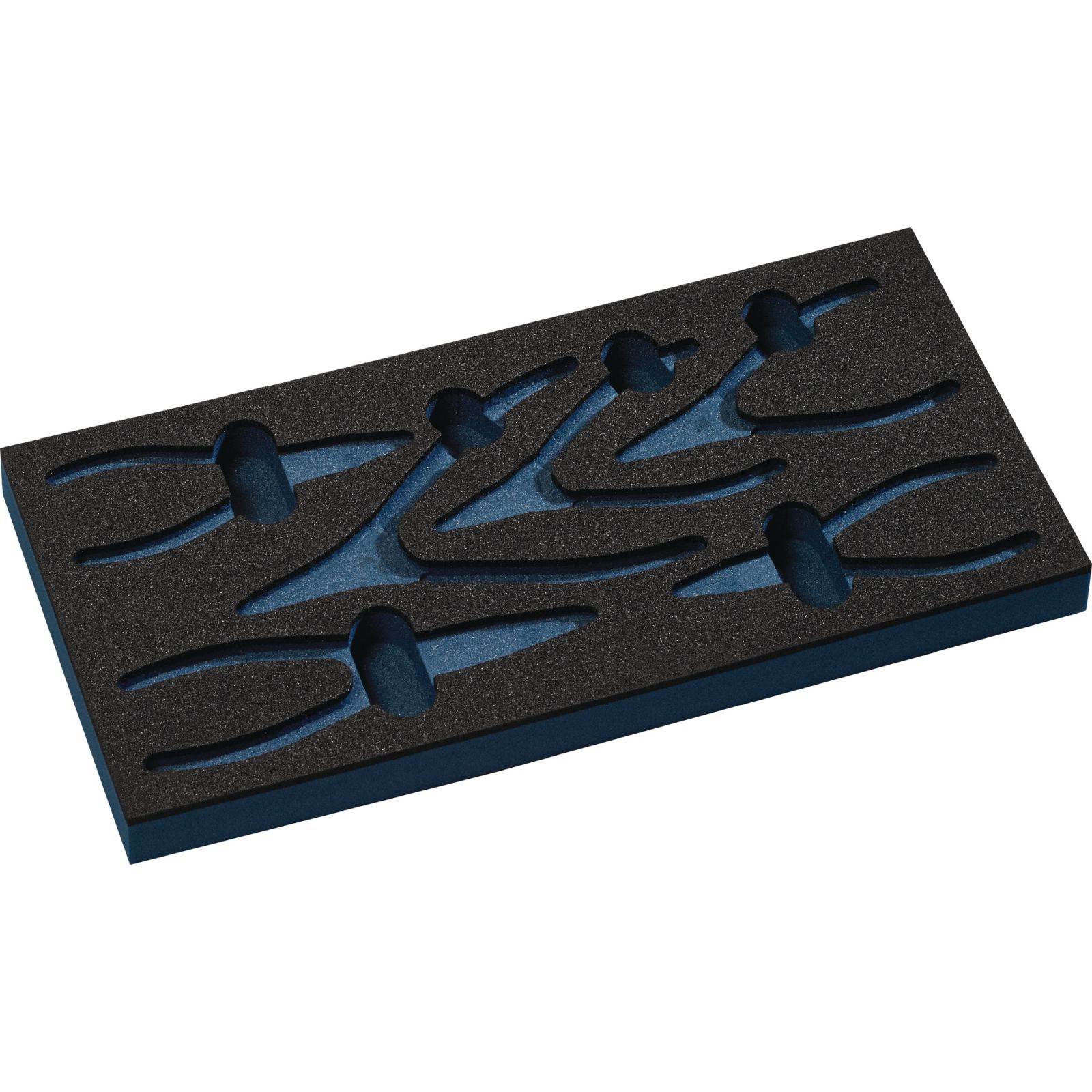 Werkzeugmodul Leereinlage 1/3-Modul 2000 871 241 6-tlg.TECWERK