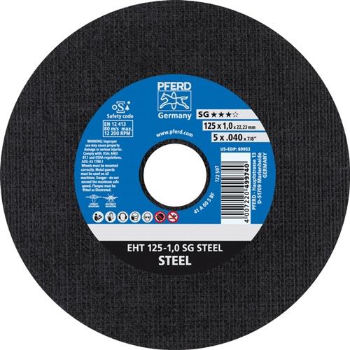 PFERD Trennscheibe SG STEEL Ø 125 x 1 mm gerade - 61341082
