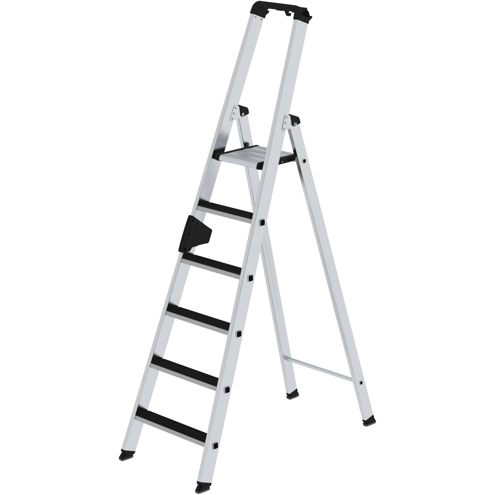 Günzburger Steigtechnik Stufen-Stehleiter einseitig begehbar mit clip-step 6 Stufen - 041506