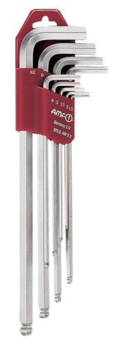 AMF Winkelschraubendrehersatz 911LG-HM9D 9tlg. in Kunststoffhalter - 46805