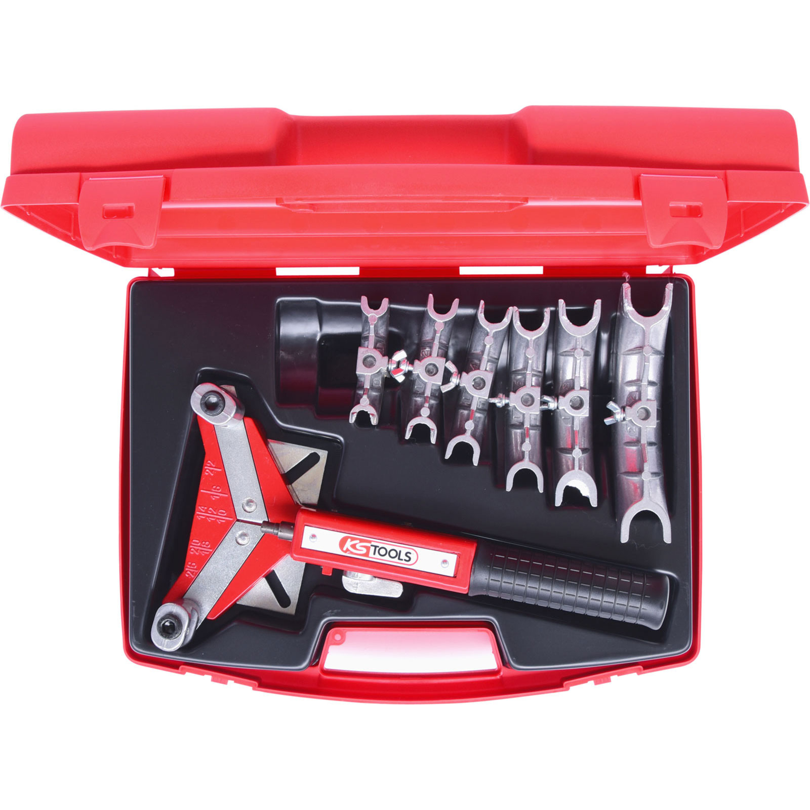 KS TOOLS Ratschen-Einhand-Biege-Satz 10-22 mm 7tlg. - 203.1201