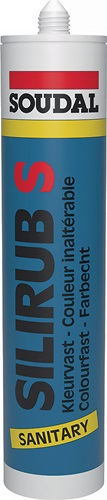 SOUDAL Sanitärsilikon Silirub S grau 300 ml Kartusche - 101416