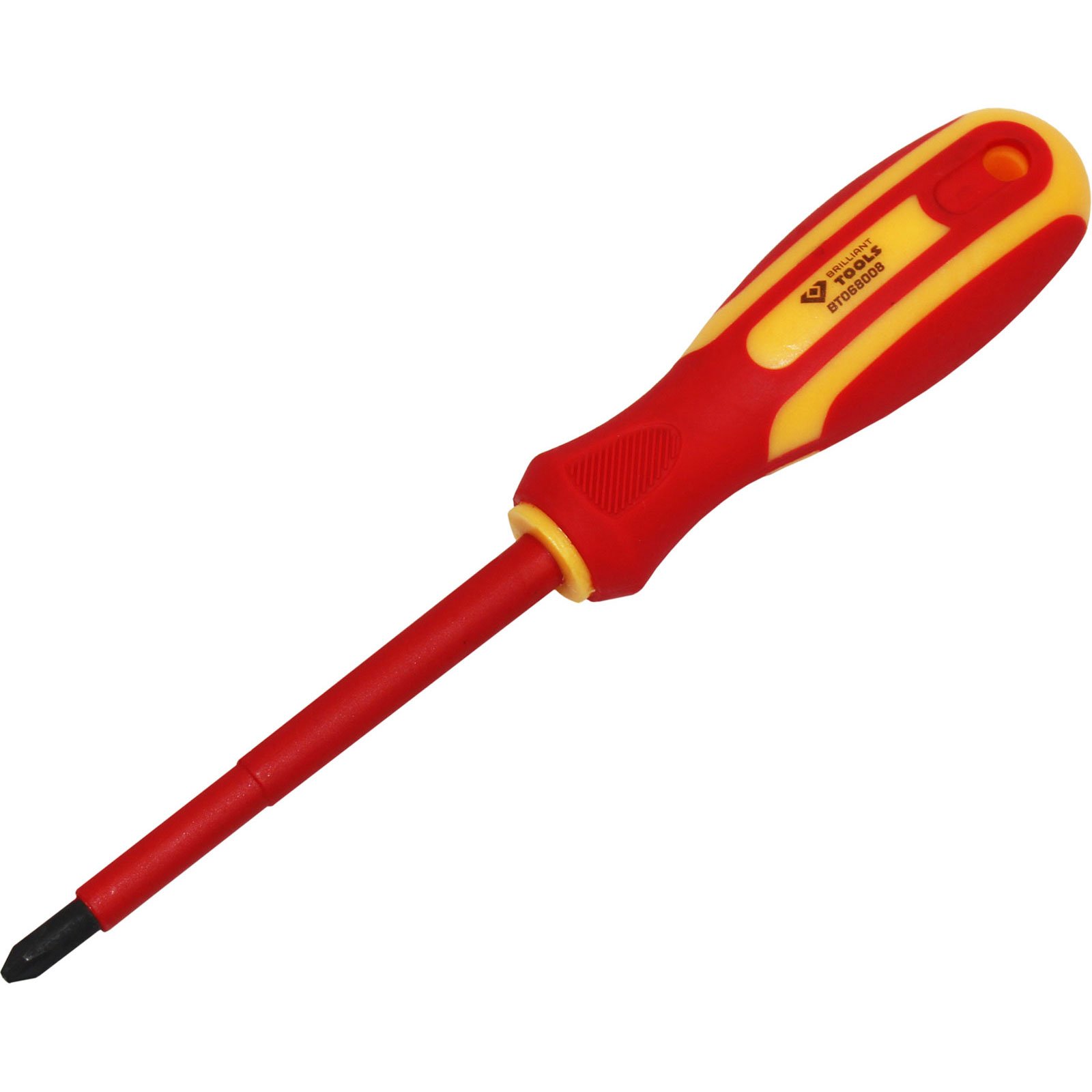 BRILLIANT TOOLS VDE Schraubendreher PH Phillips PH2 x 100 mm - BT068008
