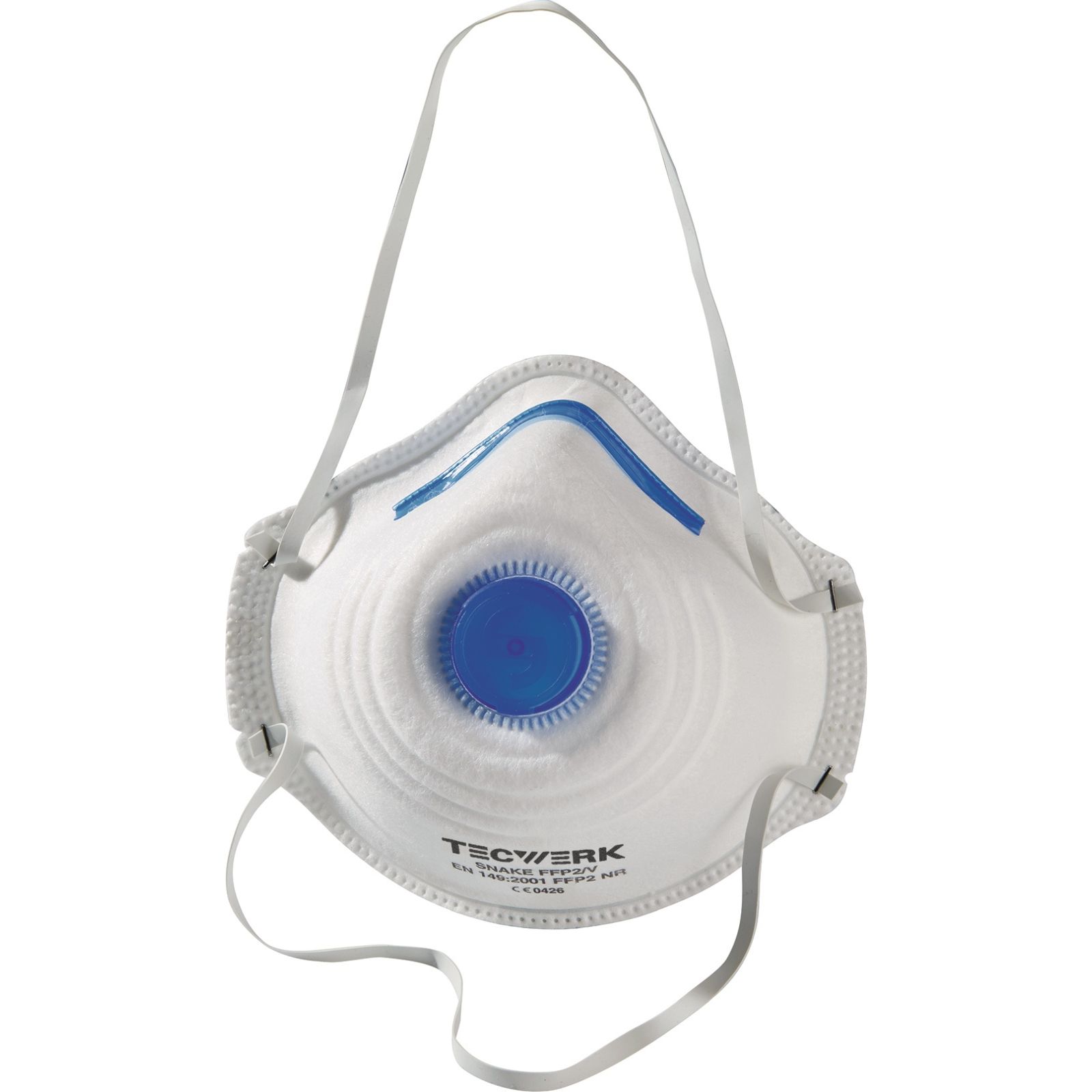 Atemschutzmaske Snake FFP2/V/NR m.Ausatemventil TECWERK