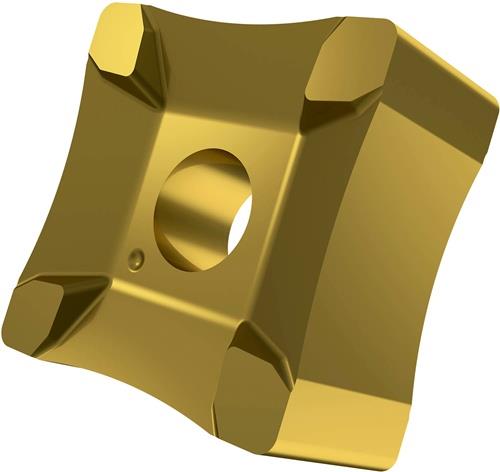 Scarfing-Schneideinsatz ISO SNMX 15-R30:6640 Radius 30mm MT-CVD beschicht. Gold