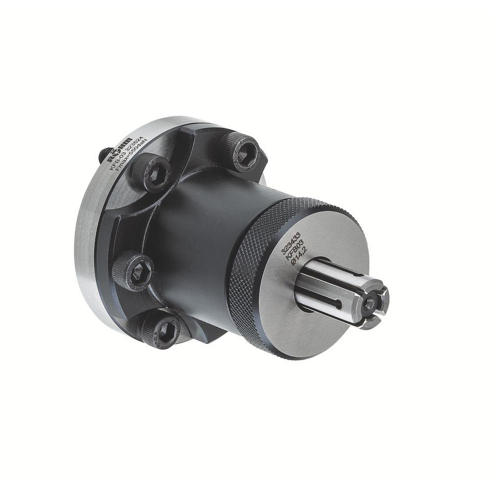 Röhm Hülsenspanndorn  KFB kraftbetätigt, Größe 0, mit Flanschaufnahme - 327586