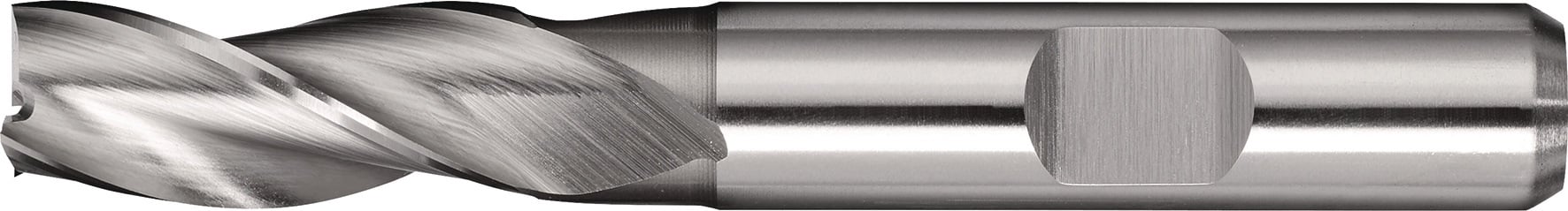 Bohrnutenfräser DIN 844 TypN D.20mm HSS-Co8 Weldon Z.3 lang TECWERK