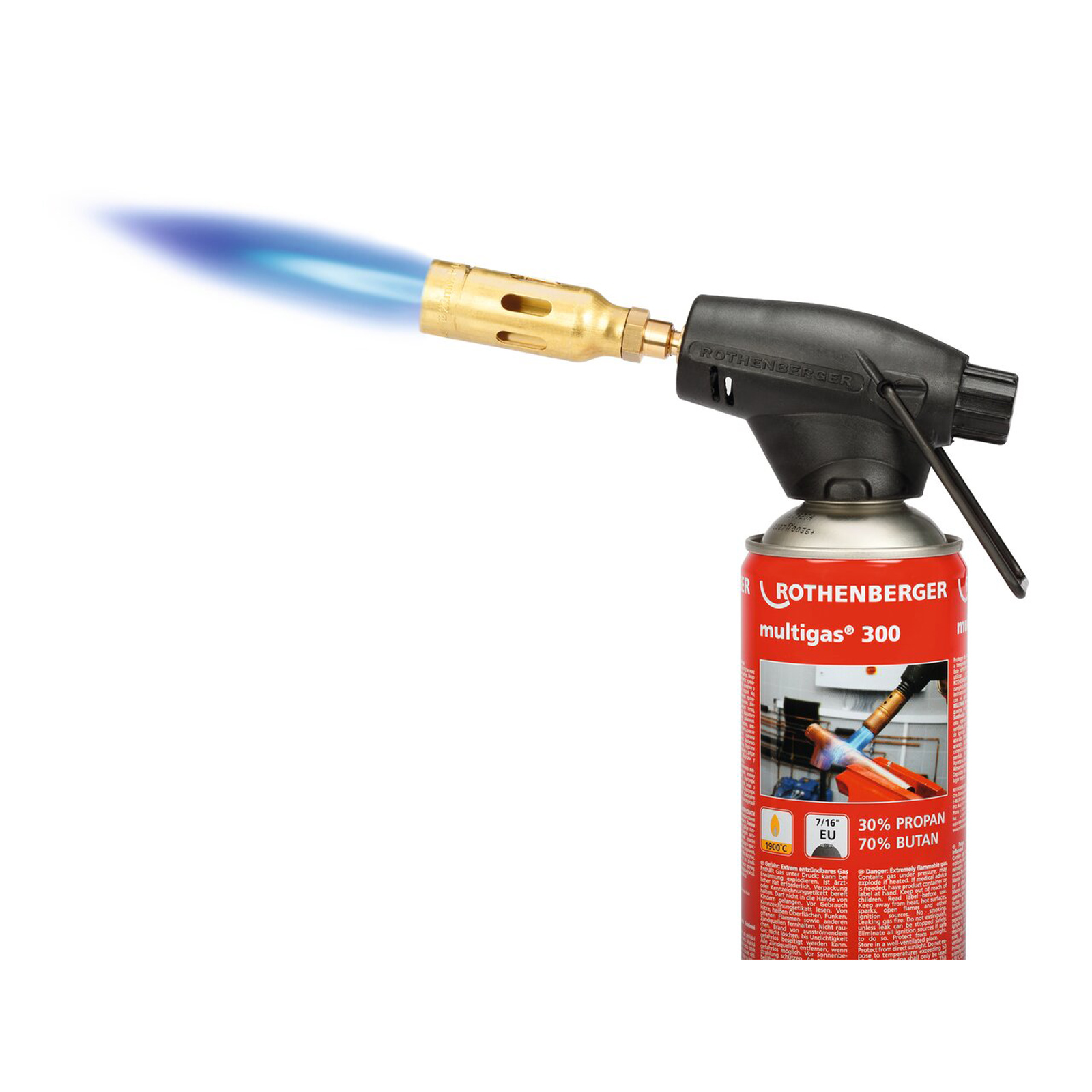 ROTHENBERGER ROFIRE Set mit Multigas 300, 7/16", EU - 35428