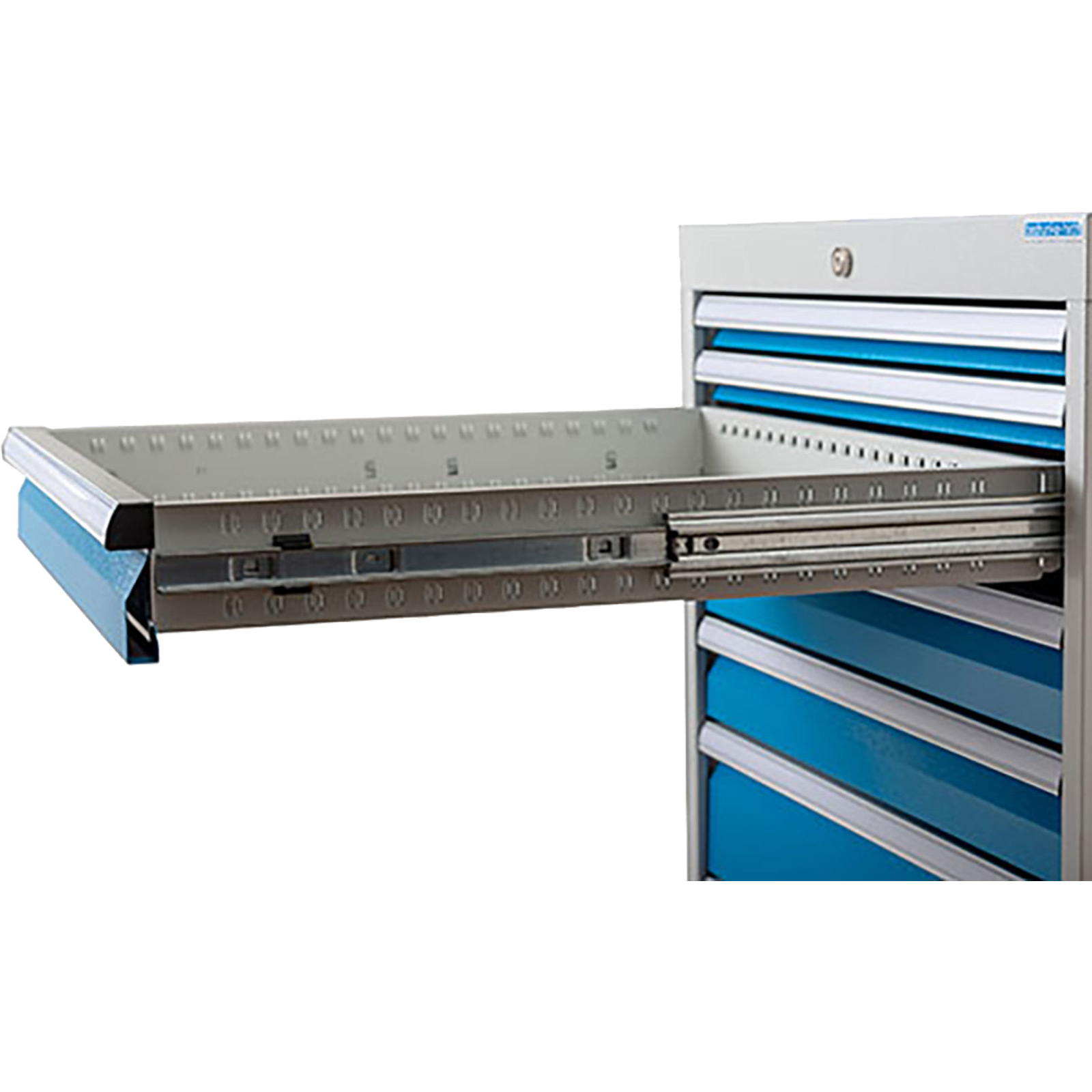 Bedrunka+Hirth Reihenwerkbank Breite 1.500 mm R 18-24 Schubladenblock 4x Schublade BxTxH 1.500x750x859 mm - 03.15.580.5-1VZ