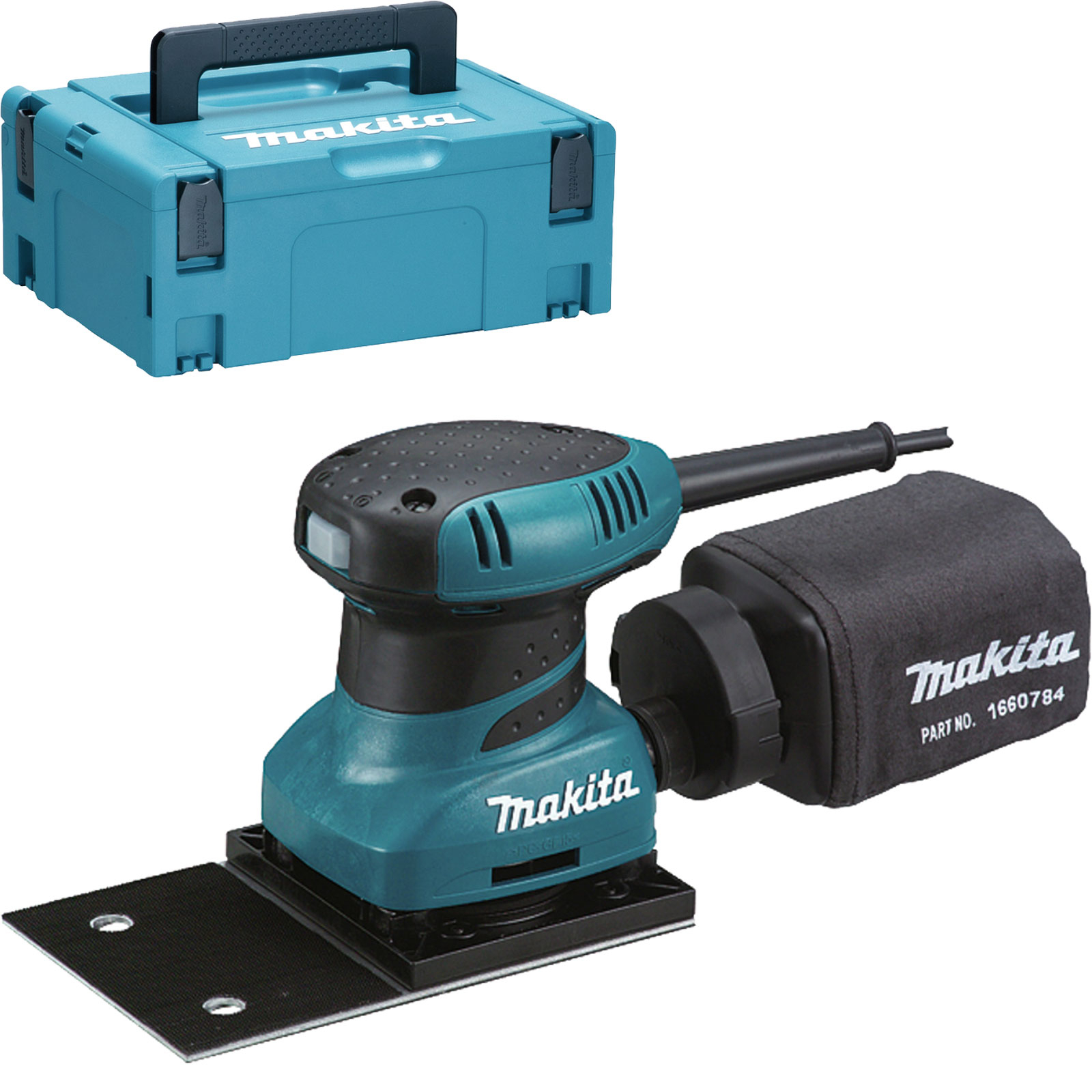 Makita BO4566J Faust-Schwingschleifer 200 W im MAKPAC